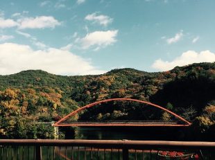 三日月山　紅葉